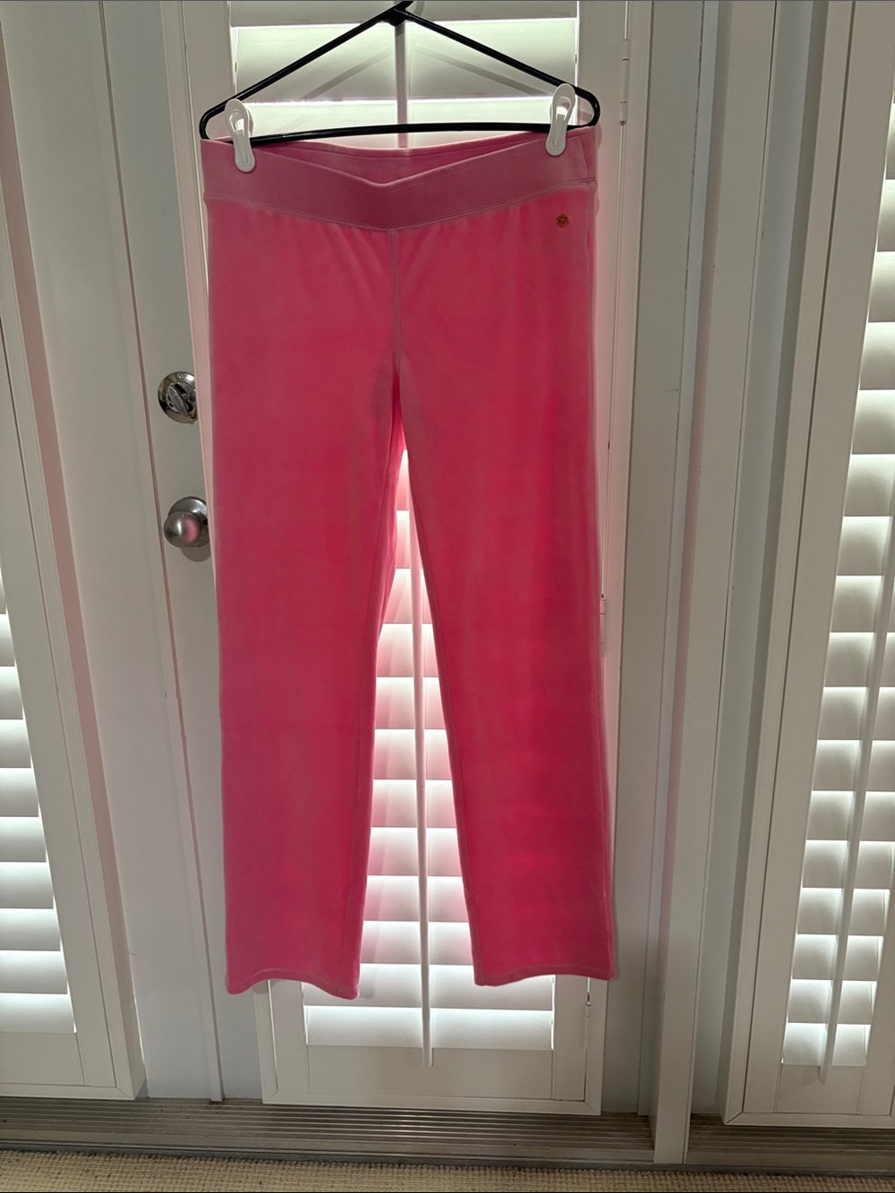 Lilly Pulitzer Pink Velour Lounge Pants